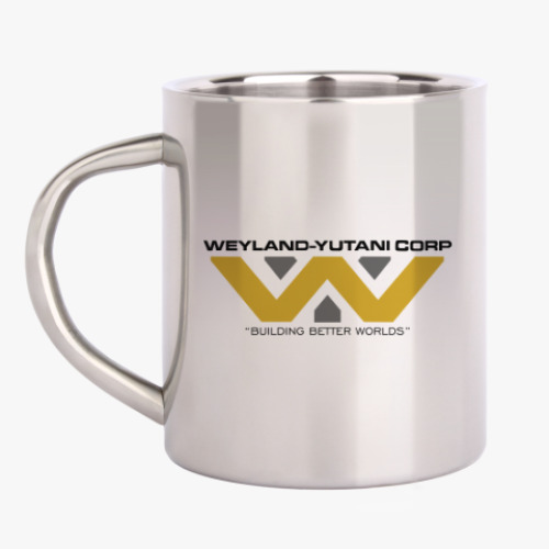 Кружка металлическая Weyland-Yutani