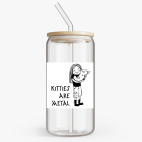 Банка с бамбуковой крышкой