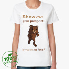 Женская футболка органик