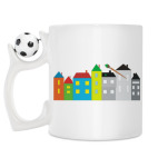 Кружка с футбольным мячиком