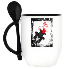 Кружка с ложкой