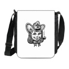 Кошка в шляпе с трубкой