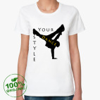 Женская футболка органик