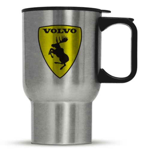 Кружка-термос с принтом Volvo