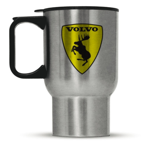 Кружка-термос с принтом Volvo