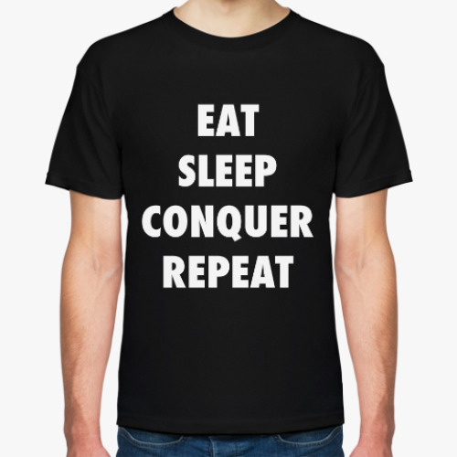 Футболка Brock Lesnar EAT SLEEP CONQUER REPEAT