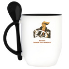 Кружка с ложкой