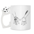 Кружка с футбольным мячиком