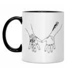 Кружка двухцветная