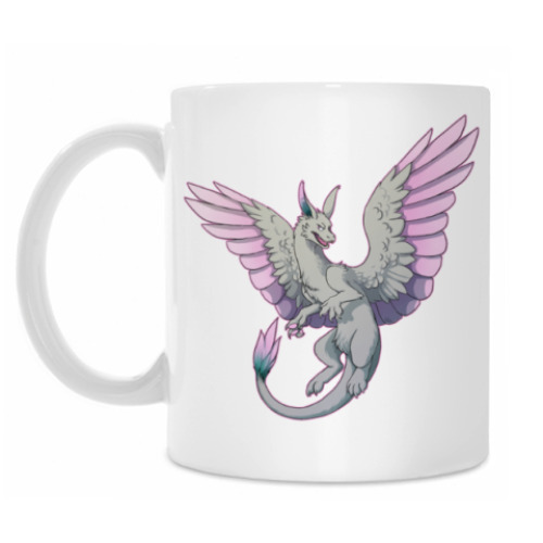 Кружка с принтом 'Милый дракончик'