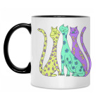 Кружка двухцветная