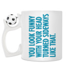 Кружка с футбольным мячиком