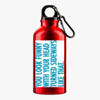 Металлическая бутылка 400 мл UV-DTF