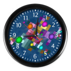 Настенные часы (с цифрами) Фантазия