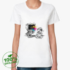 Женская футболка органик