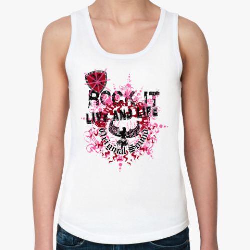Женская майка с принтом Это рок