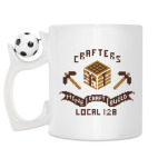 Кружка с футбольным мячиком