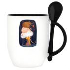 Кружка с ложкой