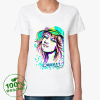 Женская футболка органик