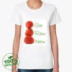 Женская футболка органик