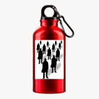 Металлическая бутылка 400 мл UV-DTF