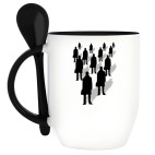 Кружка с ложкой