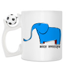 Кружка с футбольным мячиком