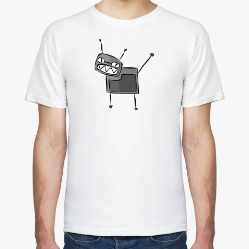 Футболка с принтом Роботопес