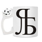 Кружка с футбольным мячиком