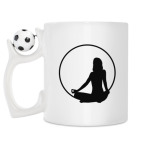 Кружка с футбольным мячиком