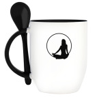 Кружка с ложкой