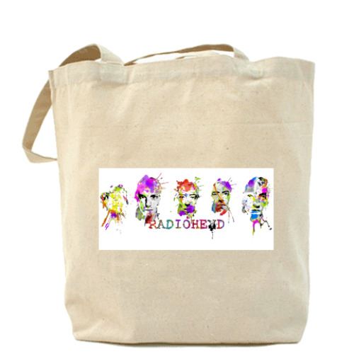 Сумка шоппер с принтом Radiohead Холщовая сумка