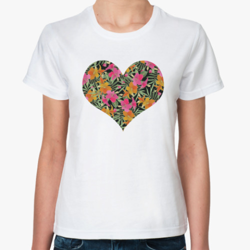 Классическая футболка Гавайи в сердце