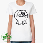 Женская футболка органик