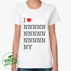 Женская футболка органик