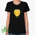 Женская футболка органик