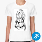 Женская спортивная футболка