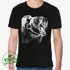 Медведь, хищный оскал