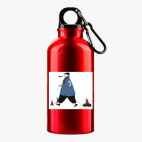 Металлическая бутылка 400 мл UV-DTF