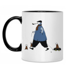 Кружка двухцветная