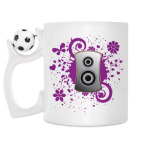 Кружка с футбольным мячиком