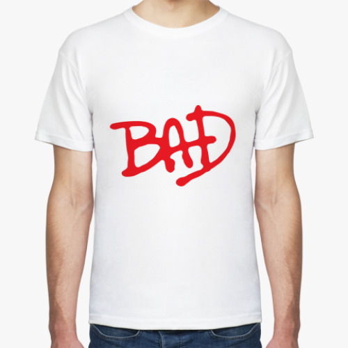 Футболка с принтом BAD