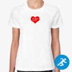 Женская спортивная футболка