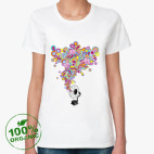 Женская футболка органик