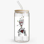 Банка с бамбуковой крышкой