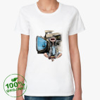 Женская футболка органик