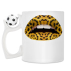 Кружка с футбольным мячиком