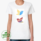 Женская футболка органик