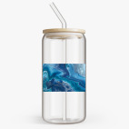 Банка с бамбуковой крышкой