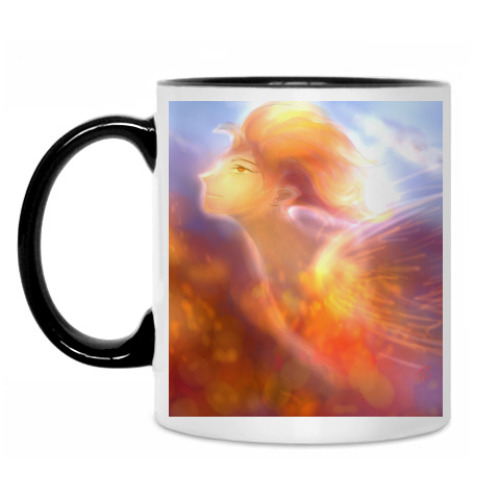 Кружка с принтом Fiery sky